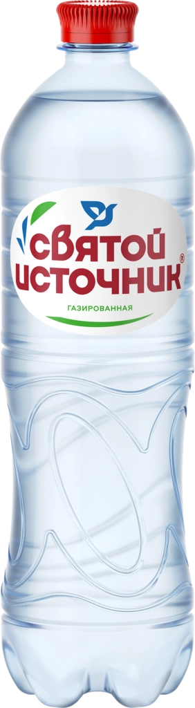Вода питьевая СВЯТОЙ ИСТОЧНИК/BONAQUA газированная, 1л, газ
